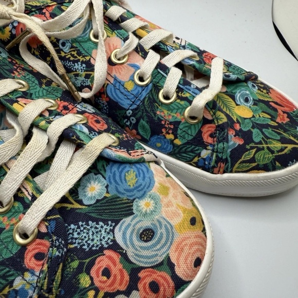 Keds shoes Rifle Paper Company Kickstart Garden Party womens sneakers size 8 - Picture 4 of 15